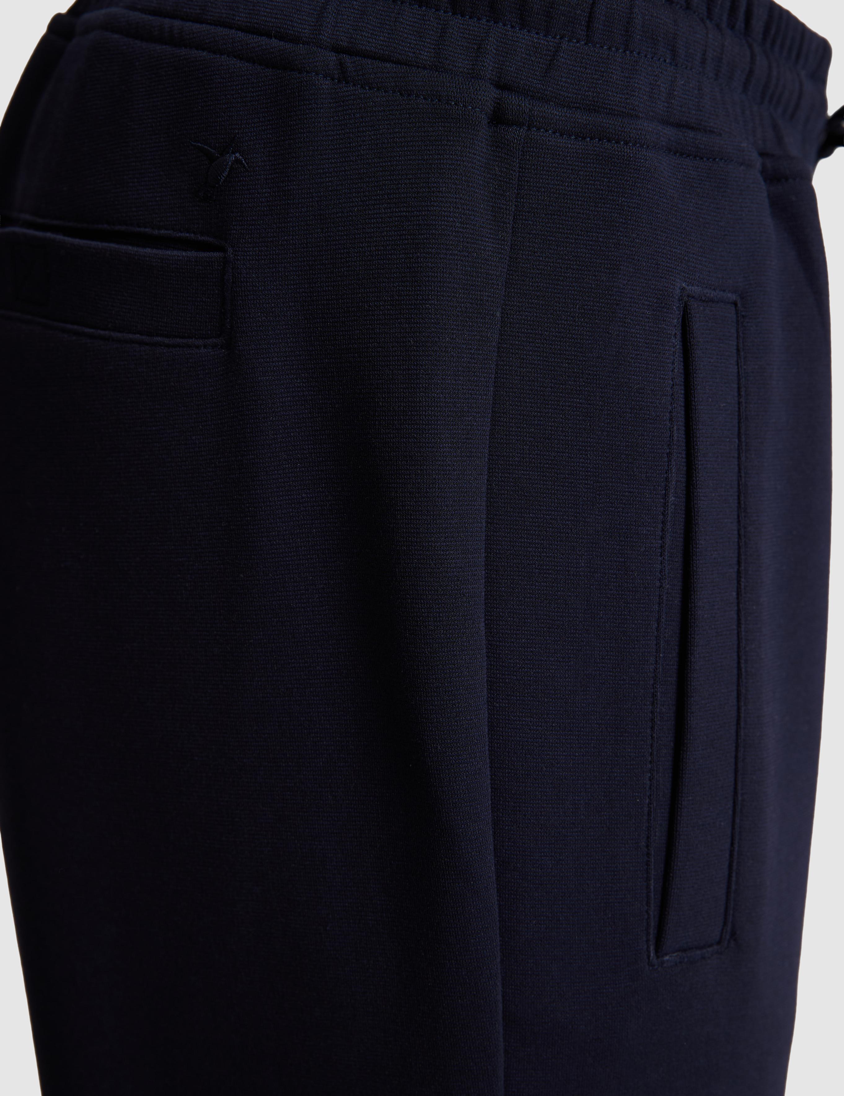 Lacivert Slim Fit Pamuk Karışımlı Düz Paça Eşofman Altı - 50320610009