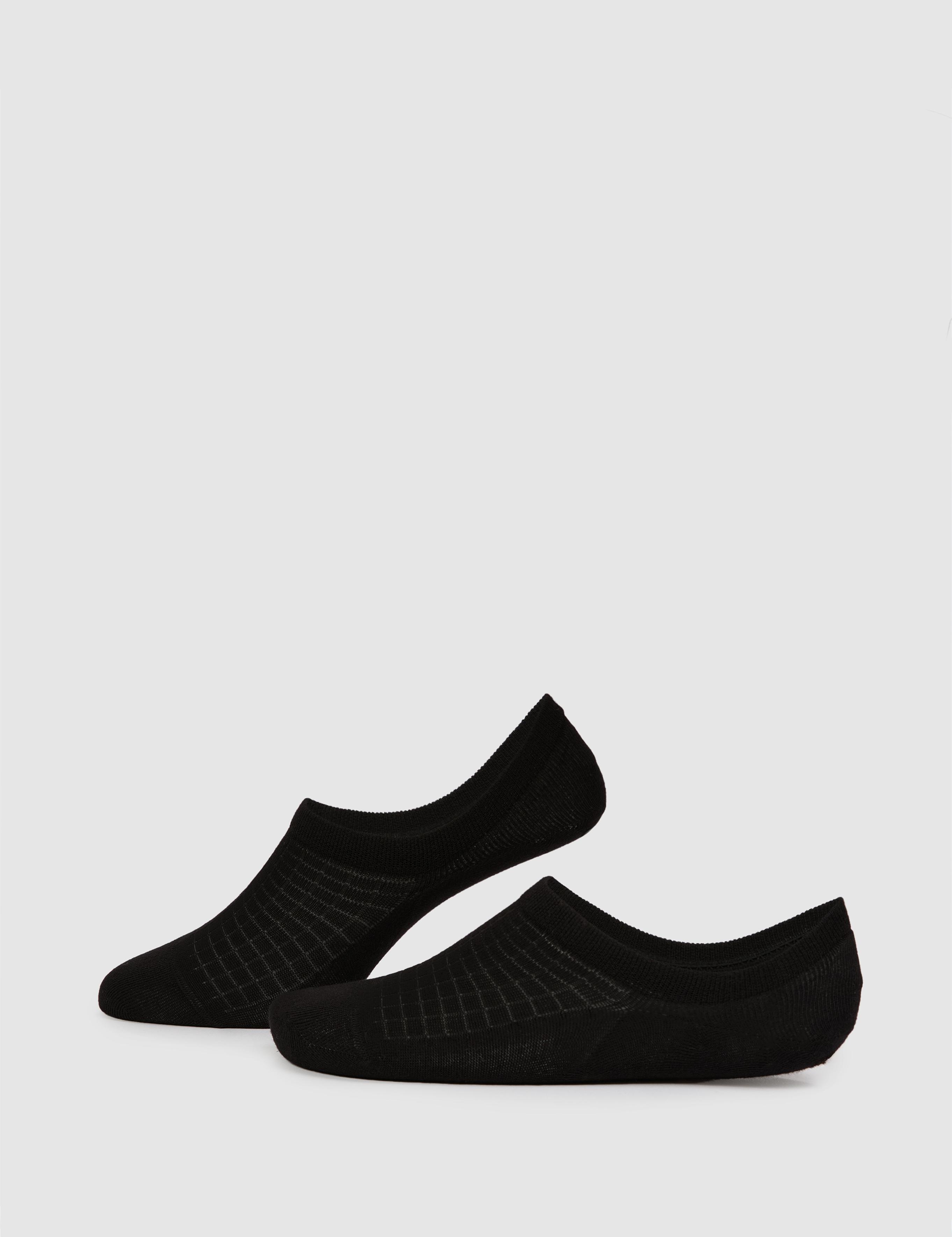 Siyah Sneaker Çorap - 50324307004