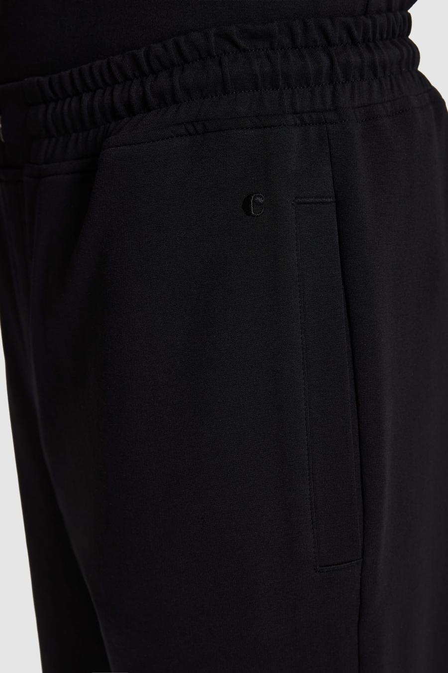 Siyah Slim Fit Paçası Lastikli Eşofman Altı - 50320638021