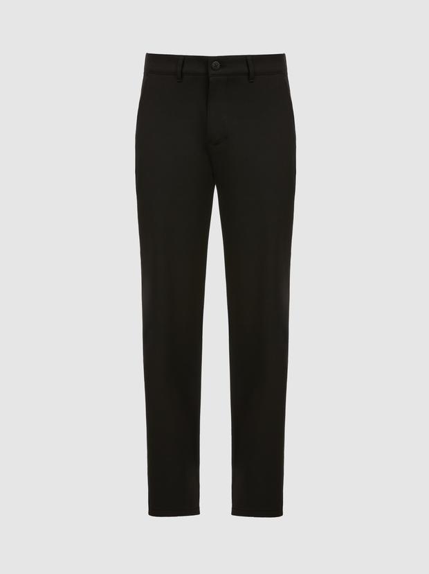 Siyah Slim Fit Kanvas Pantolon