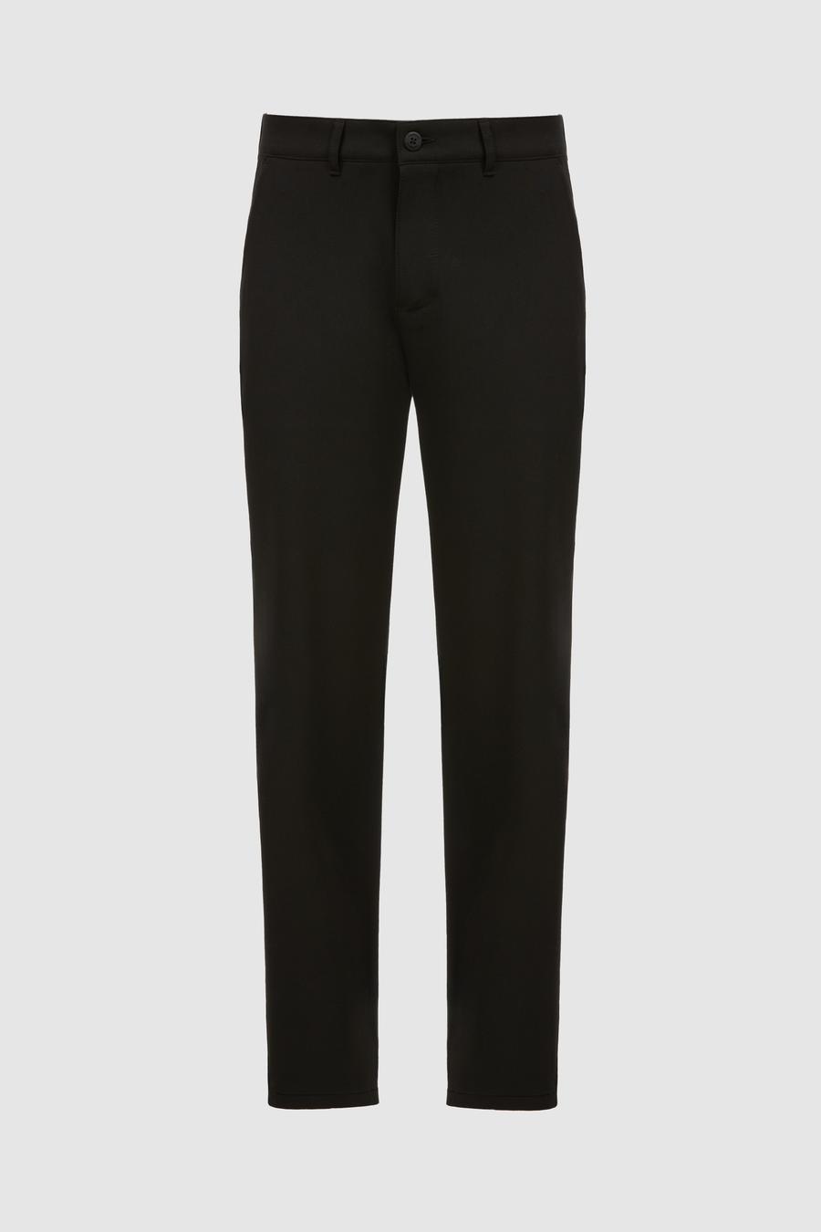 Siyah Slim Fit Kanvas Pantolon - 50324269053