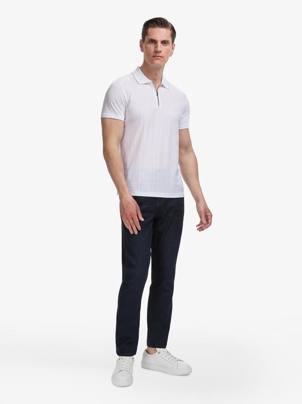 Lacivert Slim Fit Jean Pantolon