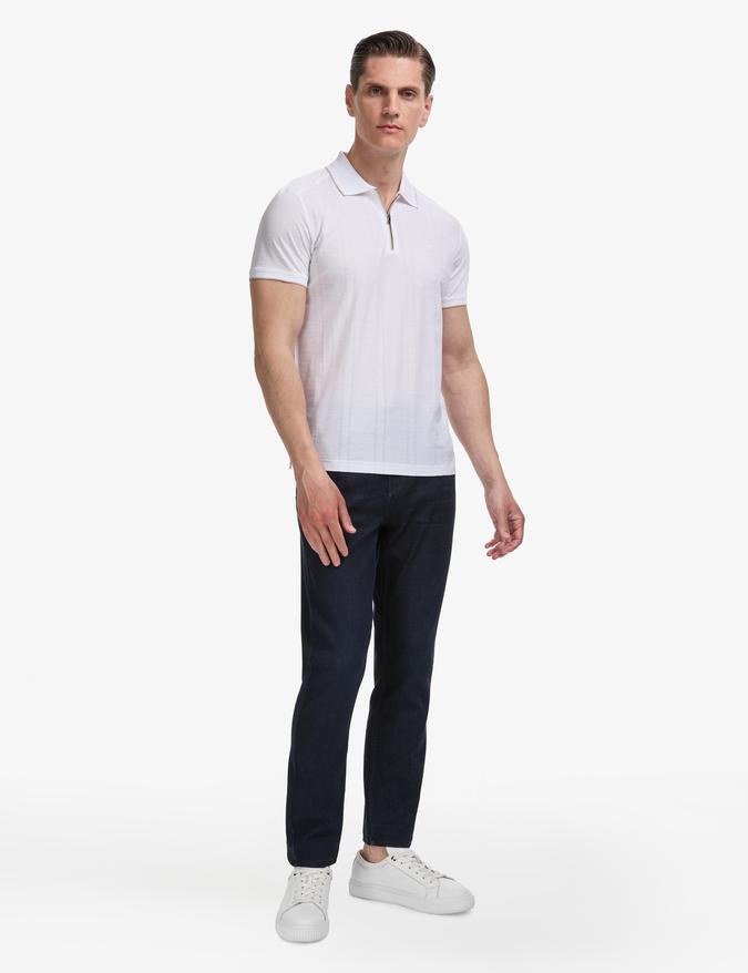 Lacivert Slim Fit Jean Pantolon