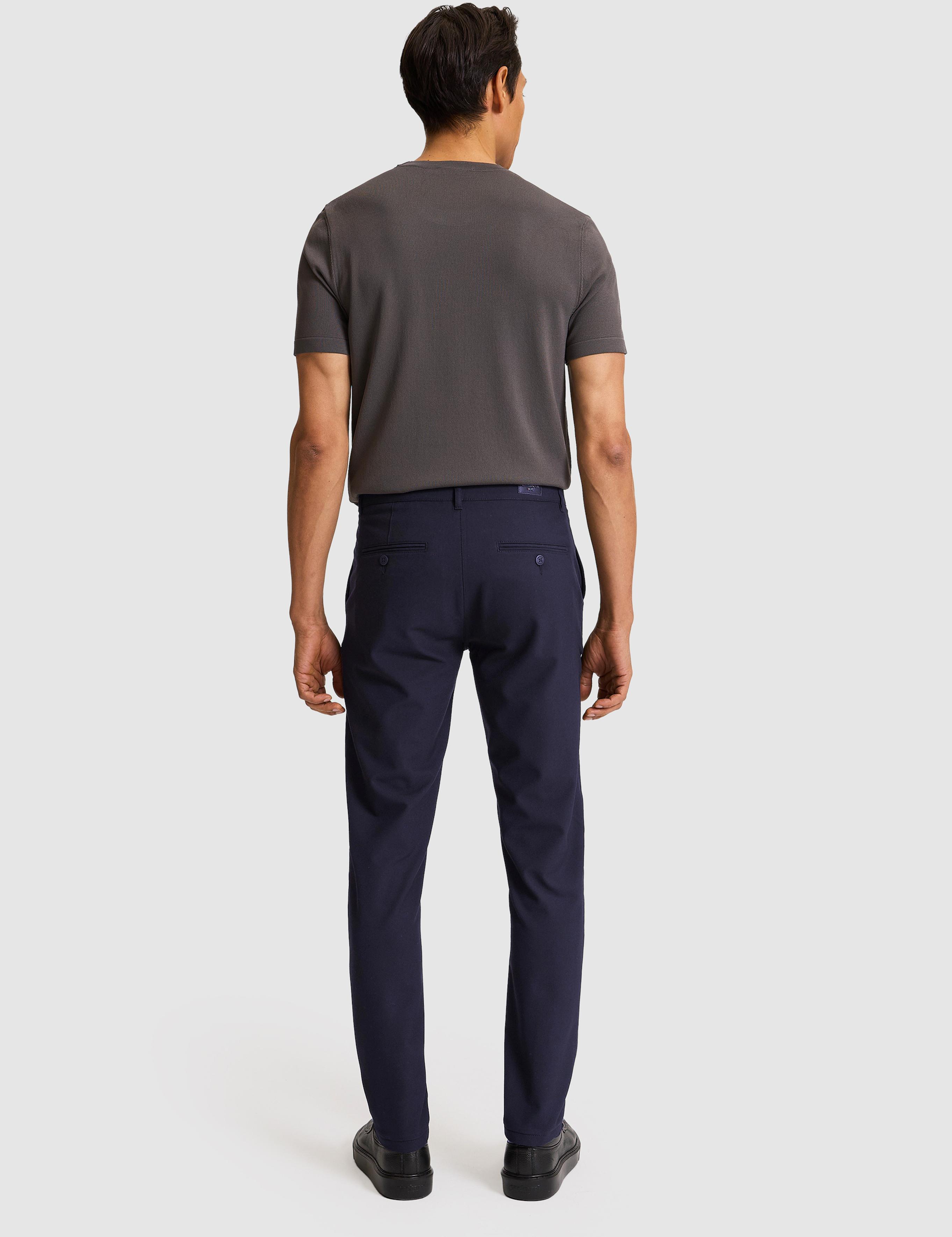 Lacivert Slim Fit Kanvas Pantolon - 50324269113