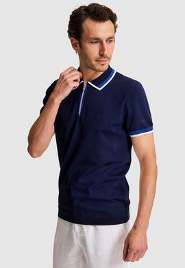 Lacivert Slim Fit Kazak