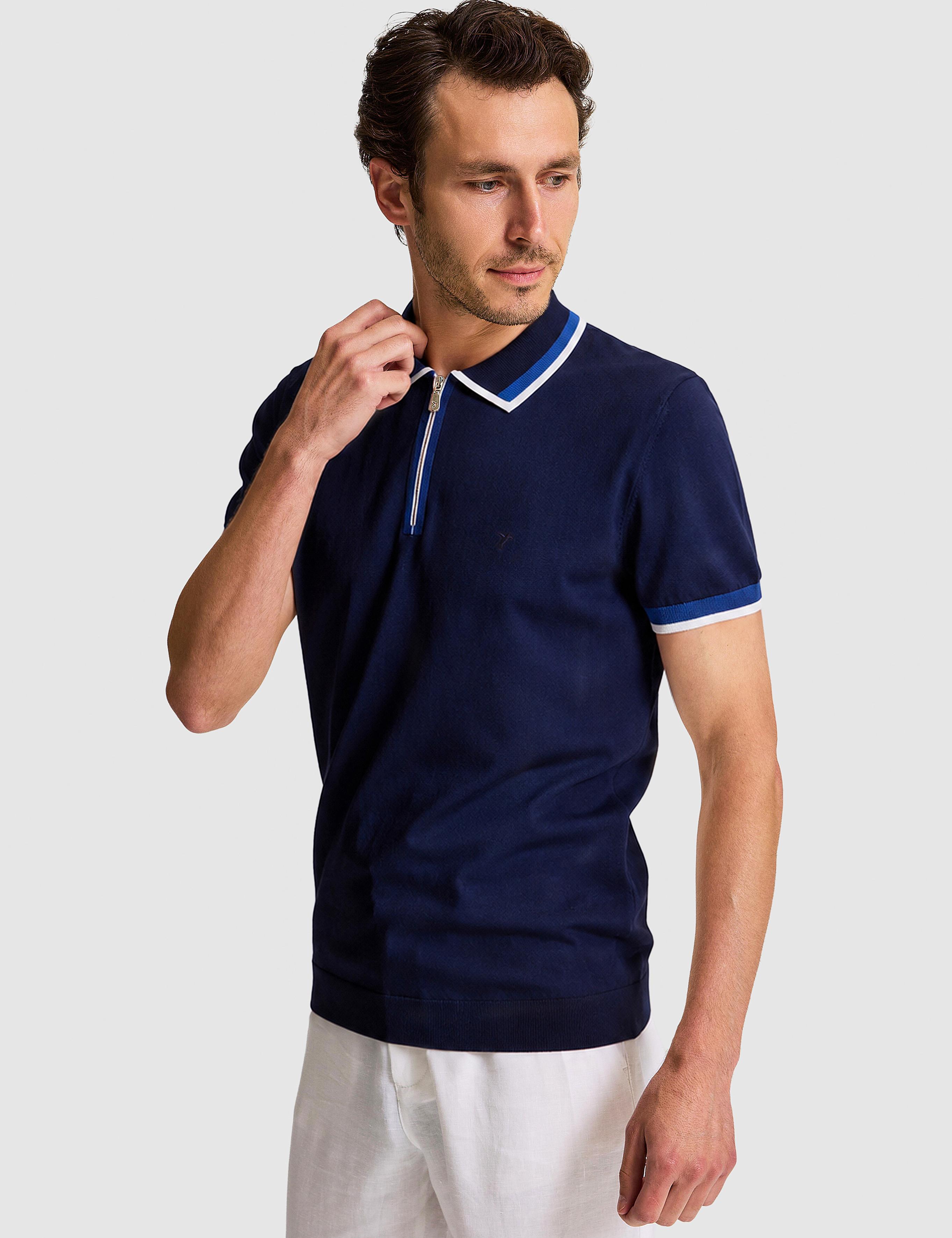 Lacivert Slim Fit Kazak - 50326034023