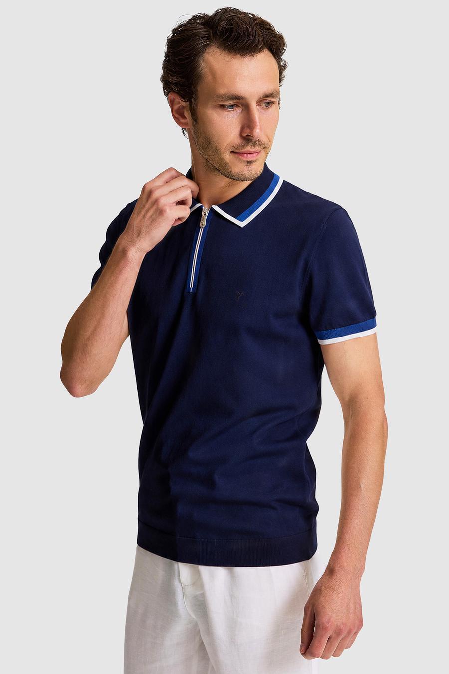Lacivert Slim Fit Kazak - 50326034023