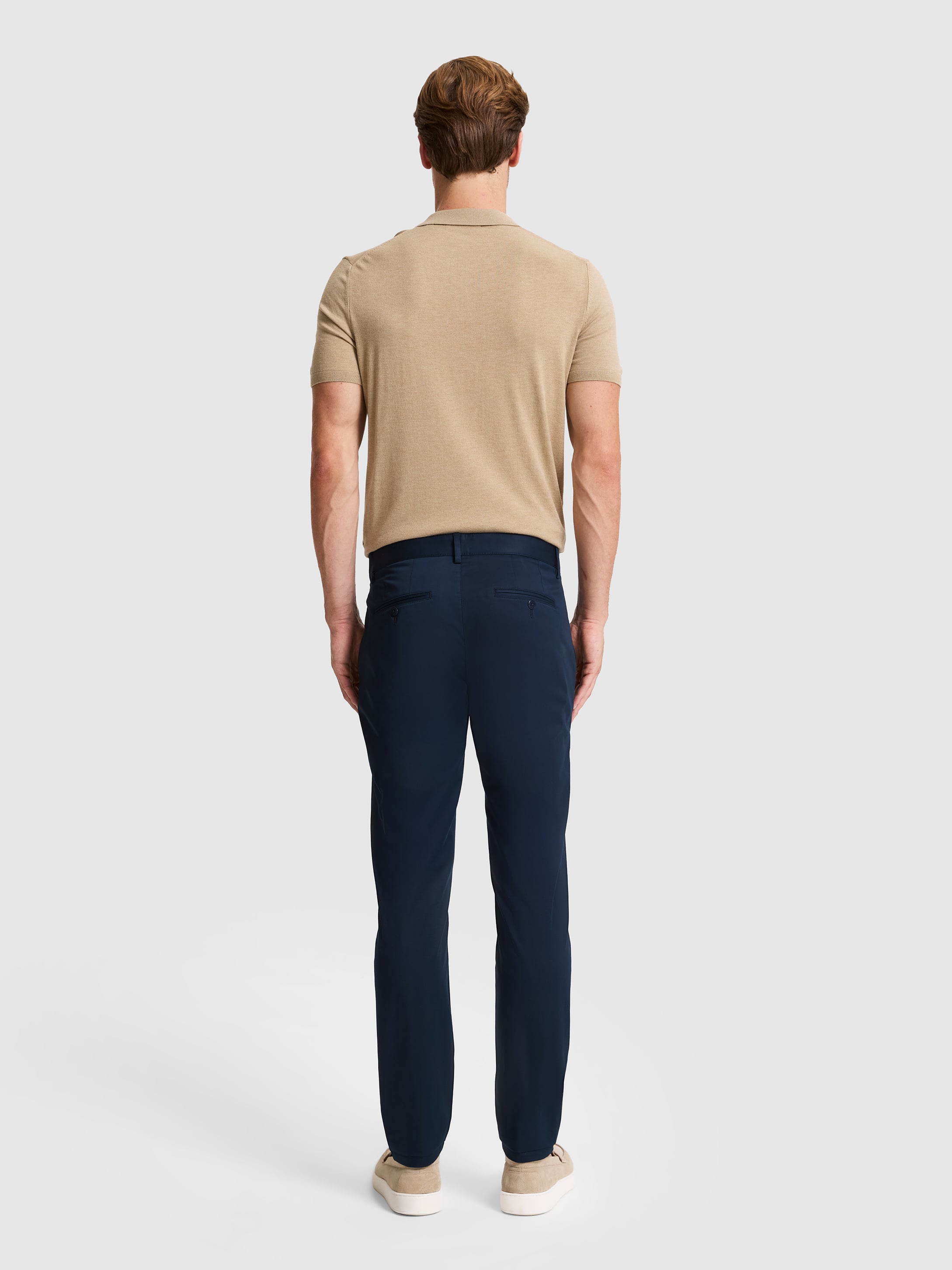 Lacivert Slim Fit Kanvas Pantolon - 50324292088