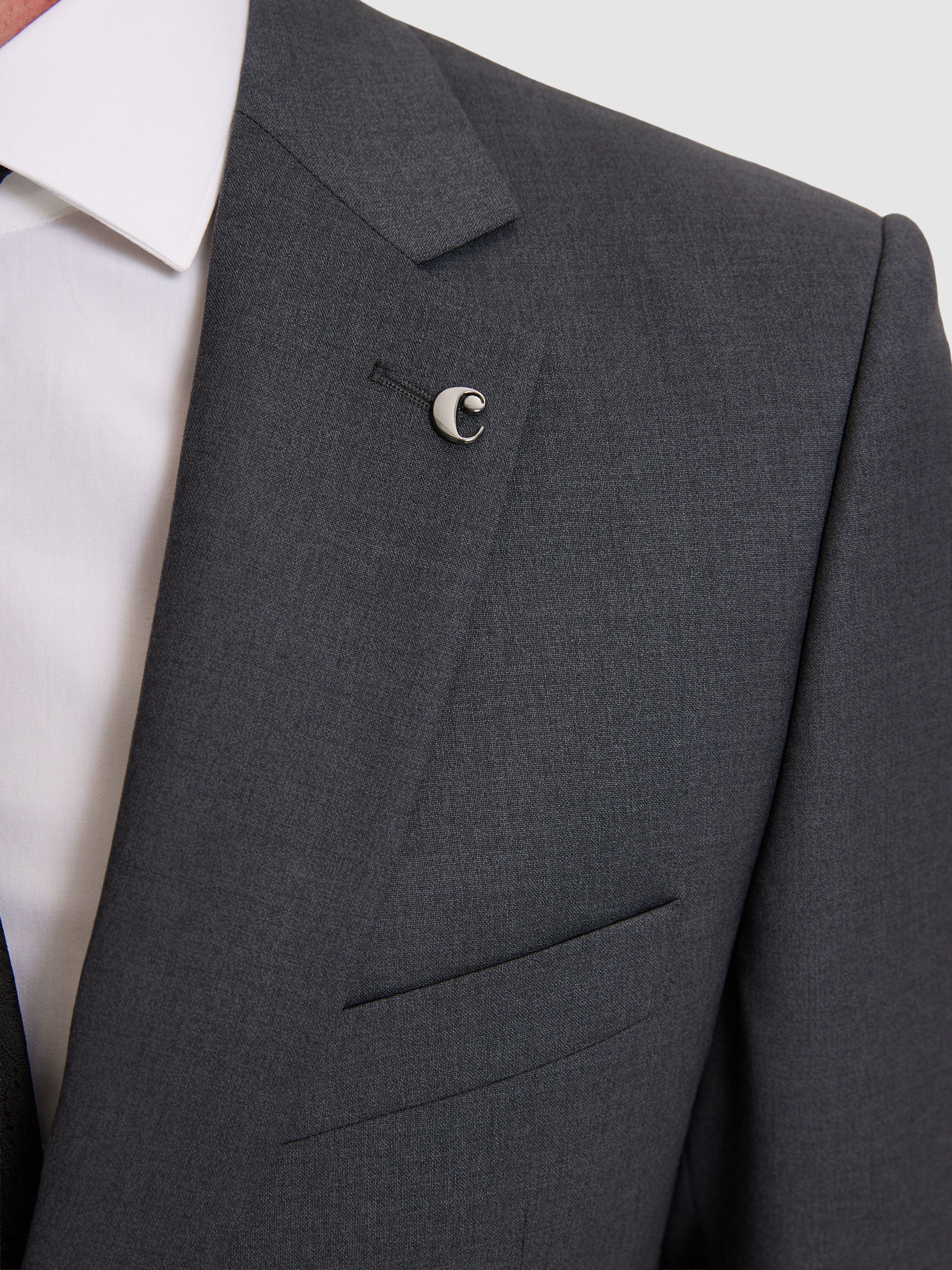 Füme Slim Fit Takım Elbise - 50324487080