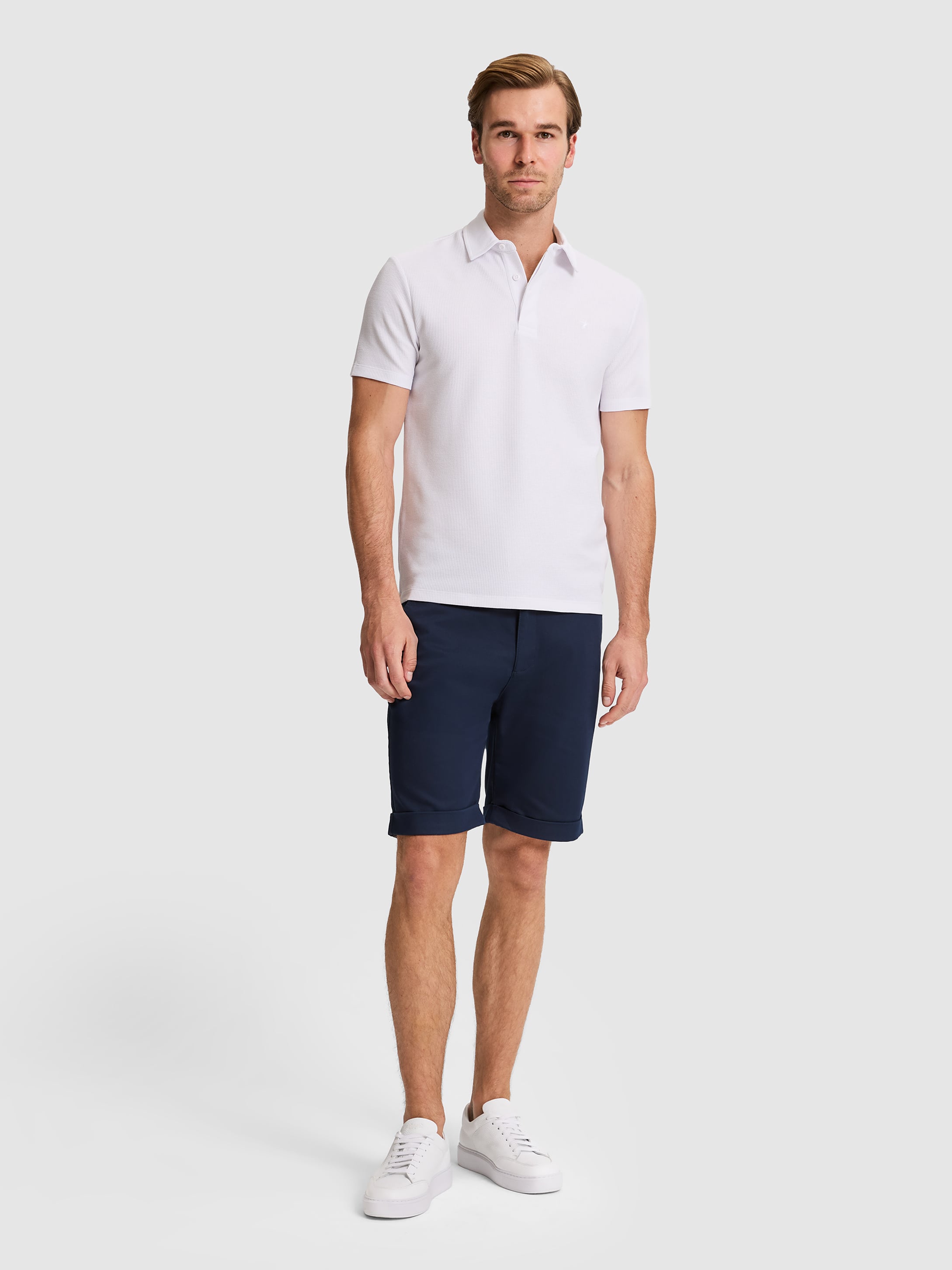 Beyaz Slim Fit Tişört - 50328358021