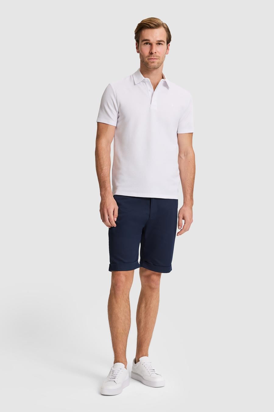 Beyaz Slim Fit Tişört - 50328358021
