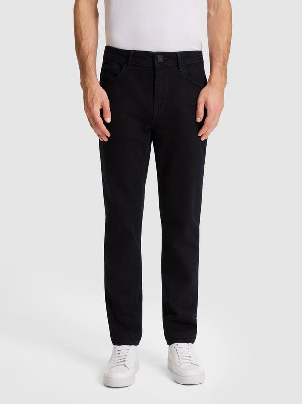 Siyah Slim Fit Jean Pantolon