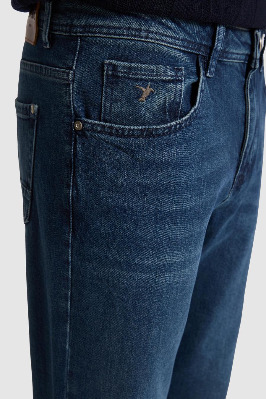 Lacivert Slim Fit Jean Pantolon - 50328280027