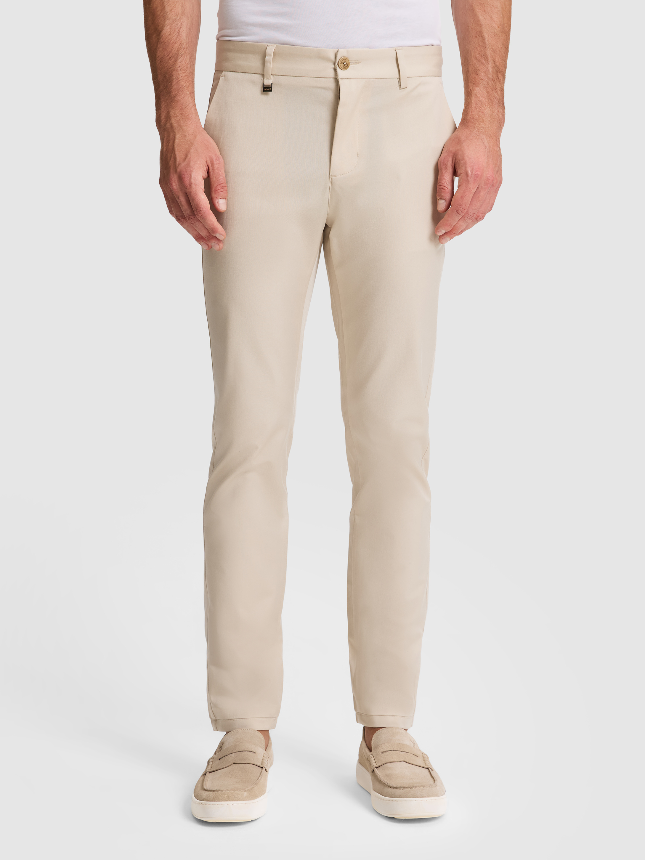 Sarı Slim Fit Pamuk Ekose Gömlek
